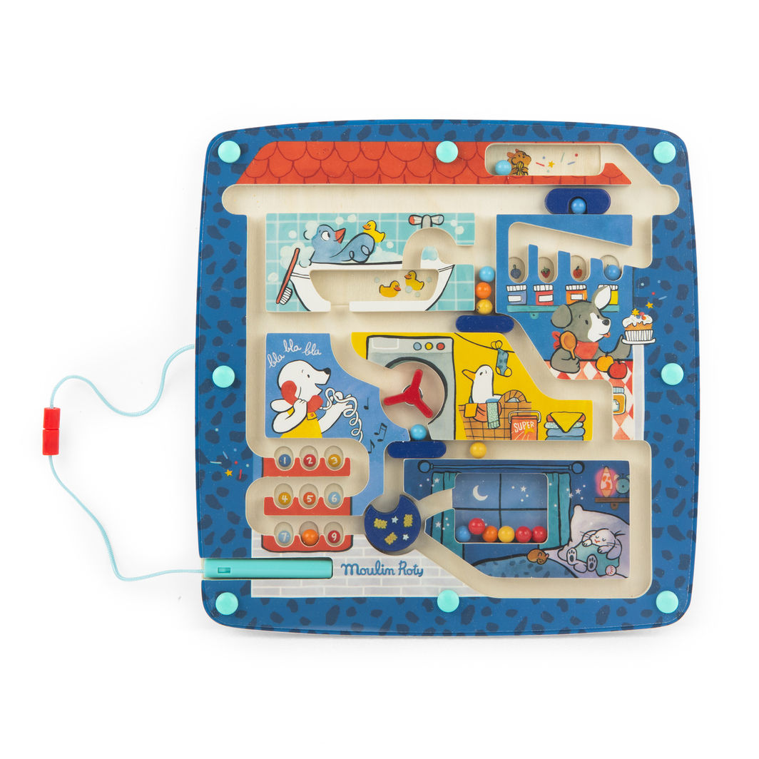Moulin Roty Magnetic Labyrinth, Puce &amp; Pilou