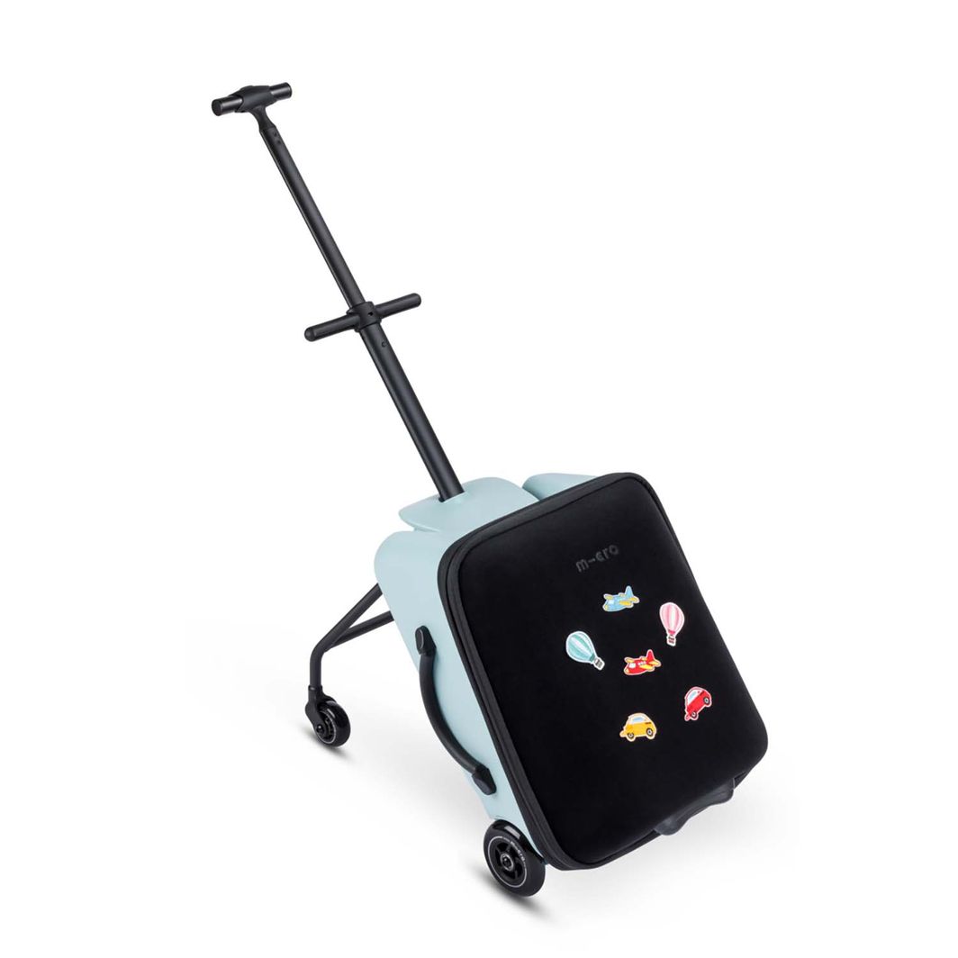 Micro Trolley Eazy Ride-On, kuffert børn kan sidde på - Frosty Blue