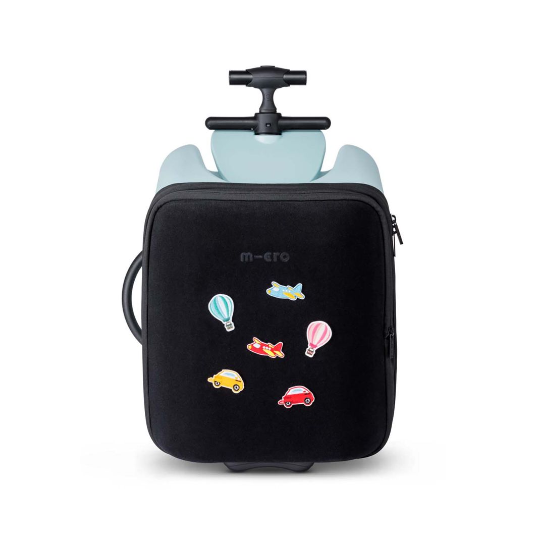 Micro Trolley Eazy Ride-On, Suitcase for Children to Sit On – Frosty Blue