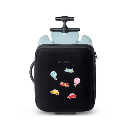 Micro Trolley Eazy Ride-On, Suitcase for Children to Sit On – Frosty Blue