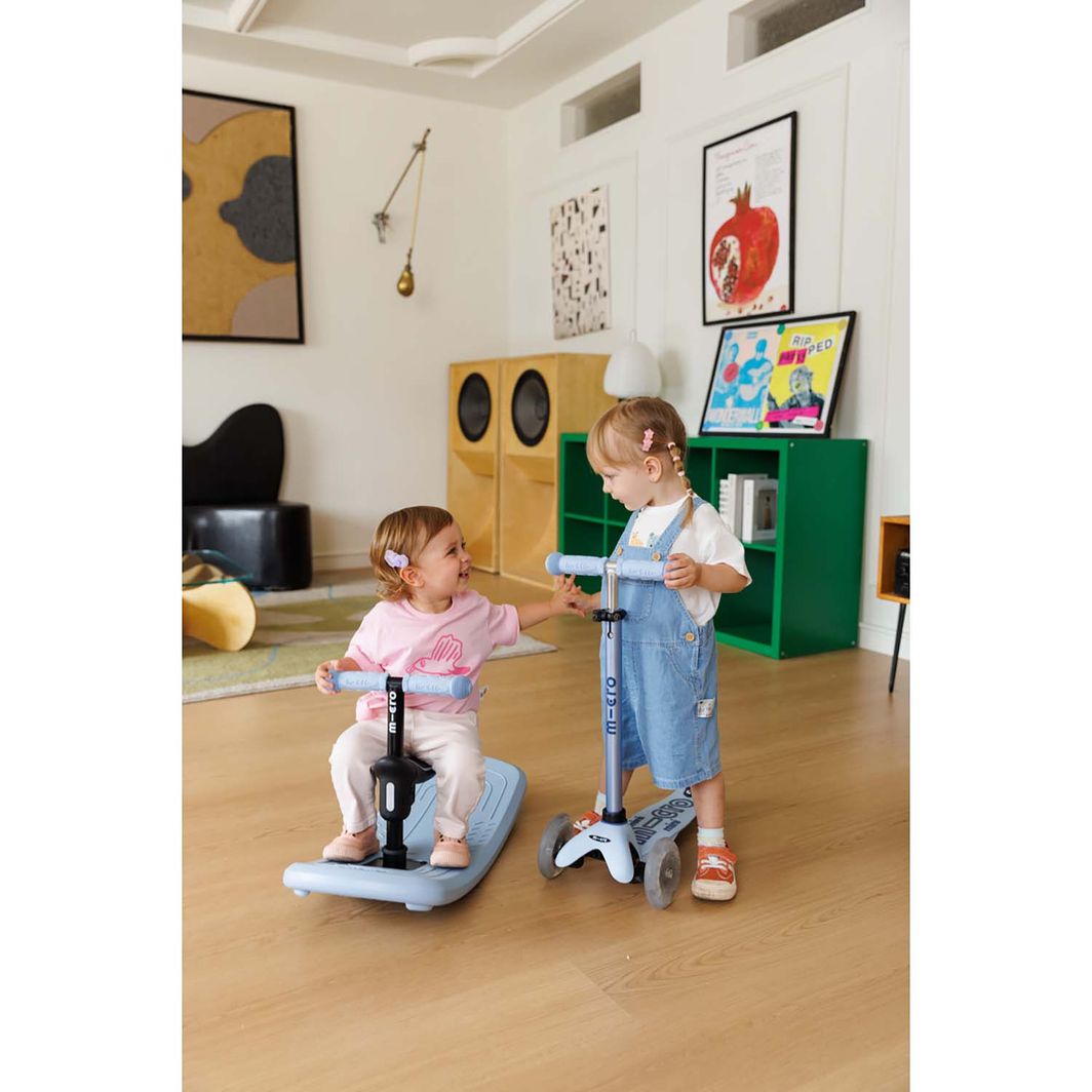 Micro Scooter, Mini Deluxe LED, Rock &amp; Go - Dusty Rose