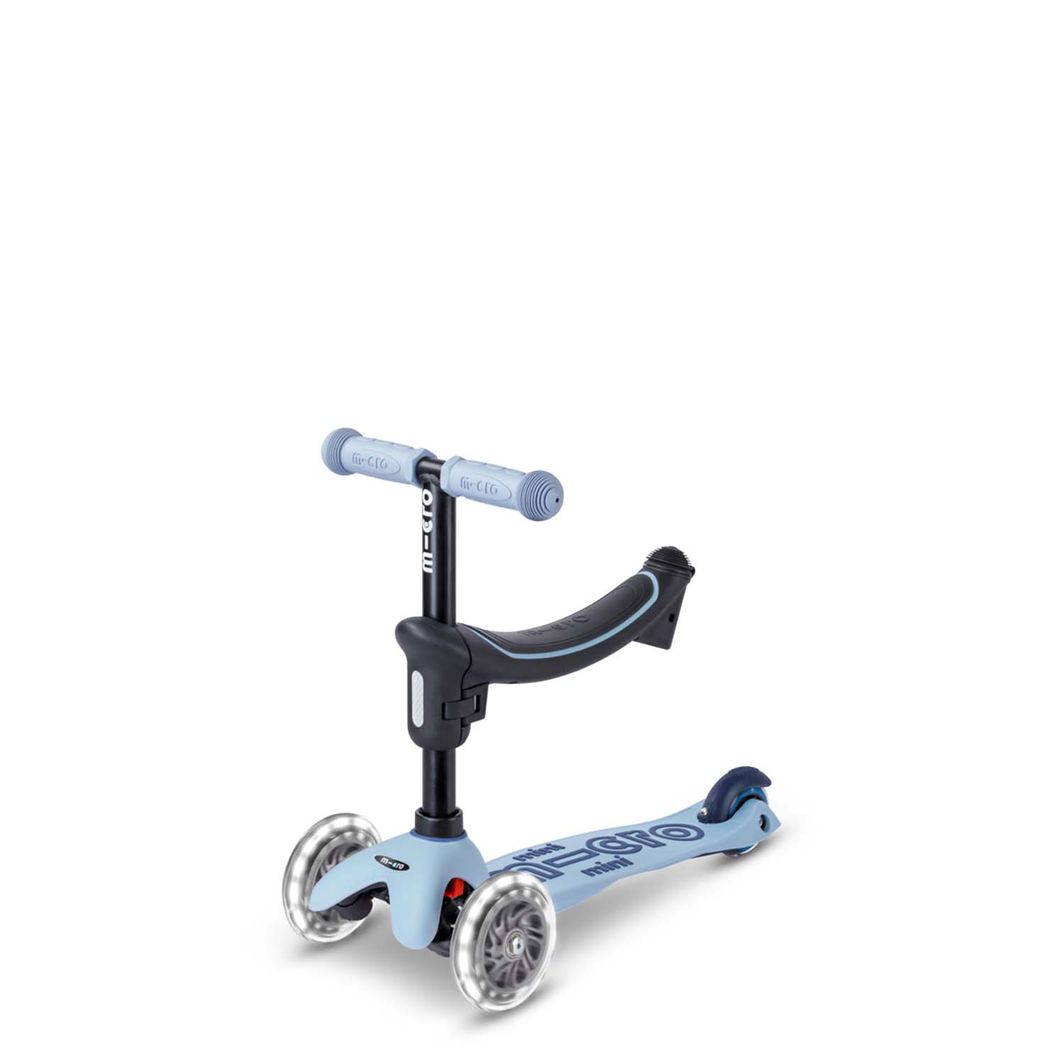 Micro Scooter, Mini Deluxe LED, Rock &amp; Go - Ocean Slate