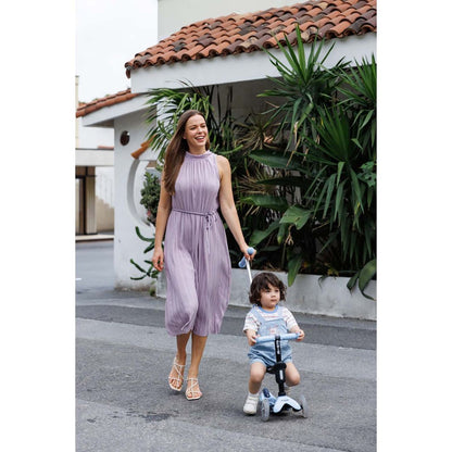 Micro Scooter, Mini Deluxe LED, Rock &amp; Go - Ocean Slate