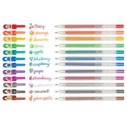 Ooly Scented Gel Pens, Set of 12, Yummy Yummy Glitter