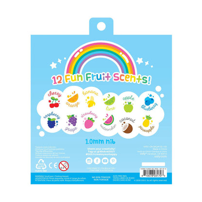 Ooly Scented Gel Pens, Set of 12, Yummy Yummy Glitter