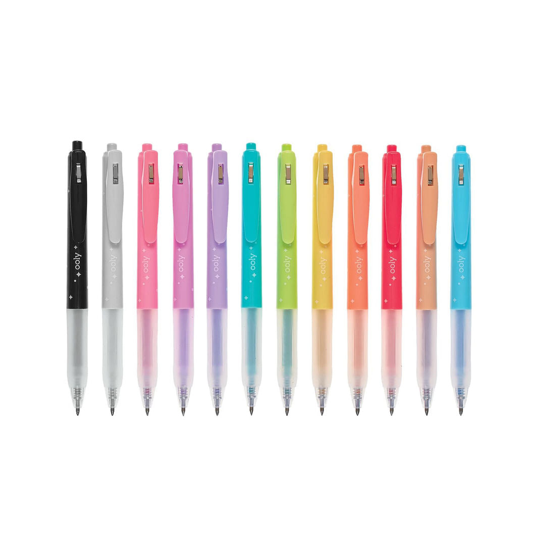 Ooly Gel Pens Set of 12, Oh My Glitter