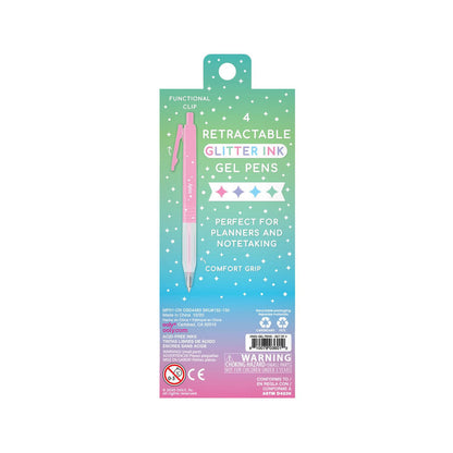 Ooly Gel Pen Set of 4, Oh My Glitter