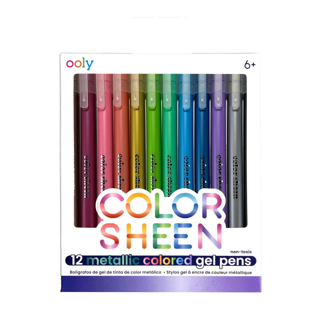 Ooly Gel Pens 12-pk, Color Sheen Metallic