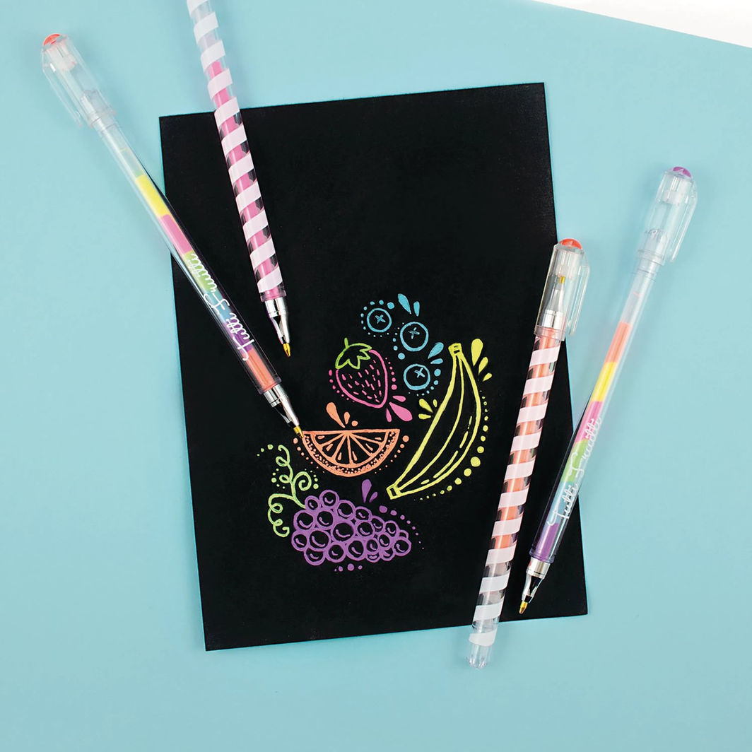 Ooly Scented Gel Pens, Set of 6, Tutti Frutti