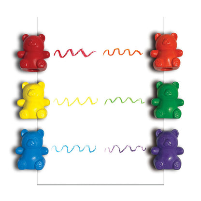 Ooly Crayons 6 Pieces, Cuddly Cubs Bear