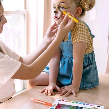 Ooly Face Paint for Kids 12-Pack - Face and Body Doodlers