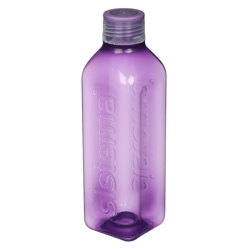 Sistema Drinking Bottle, Square Design, 1 L - Misty Purple