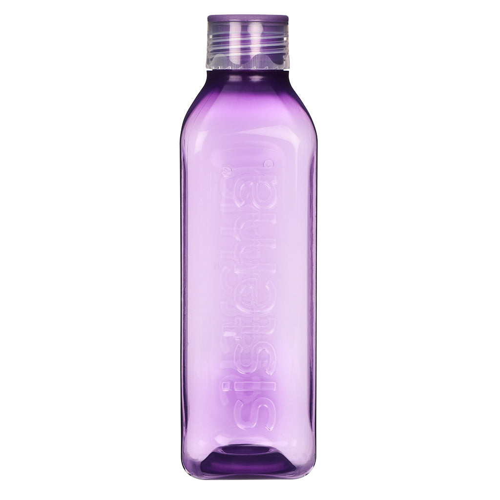 Sistema Drinking Bottle, Square Design, 1 L - Misty Purple