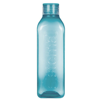 Sistema Water Bottle, Square Bottle, 1 L - Teal Stone