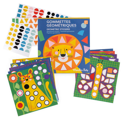 Moulin Roty - Stickers 300 pcs - Geometry - Les Toupitis