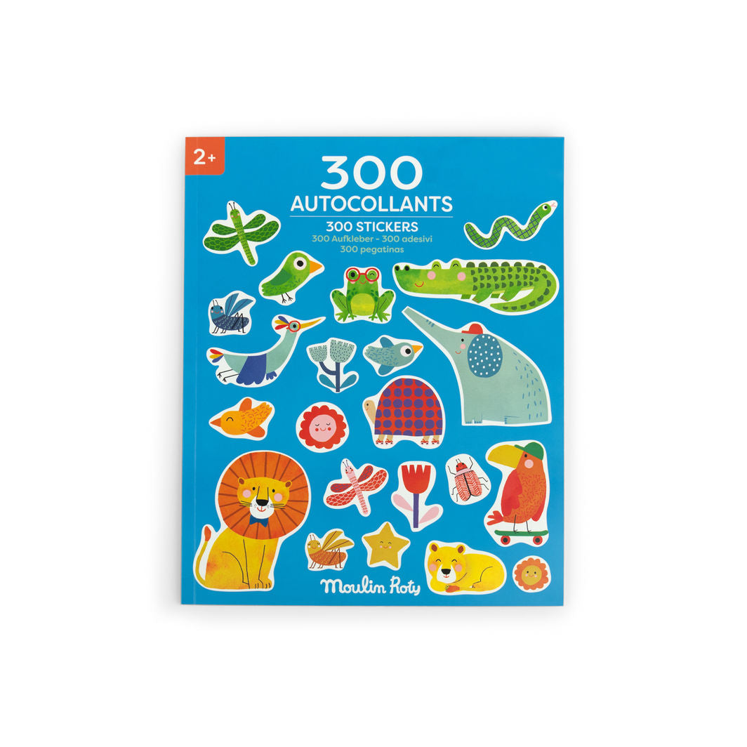 Moulin Roty Sticker Book – 300 Stickers – Les Toupitis
