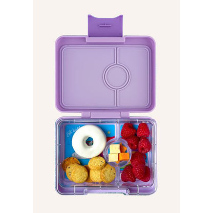 Yumbox Lunchbox with 3 Compartments, Snack - Lavender Purple/Unicorn