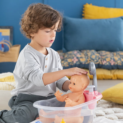 Corolle Baby Doll Mon Grand 36 cm, Paul - Bath Doll That Can Drink and Wet