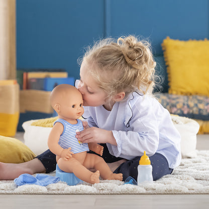 Corolle Baby Doll Mon Grand 36 cm, Paul - Bath Doll That Can Drink and Wet