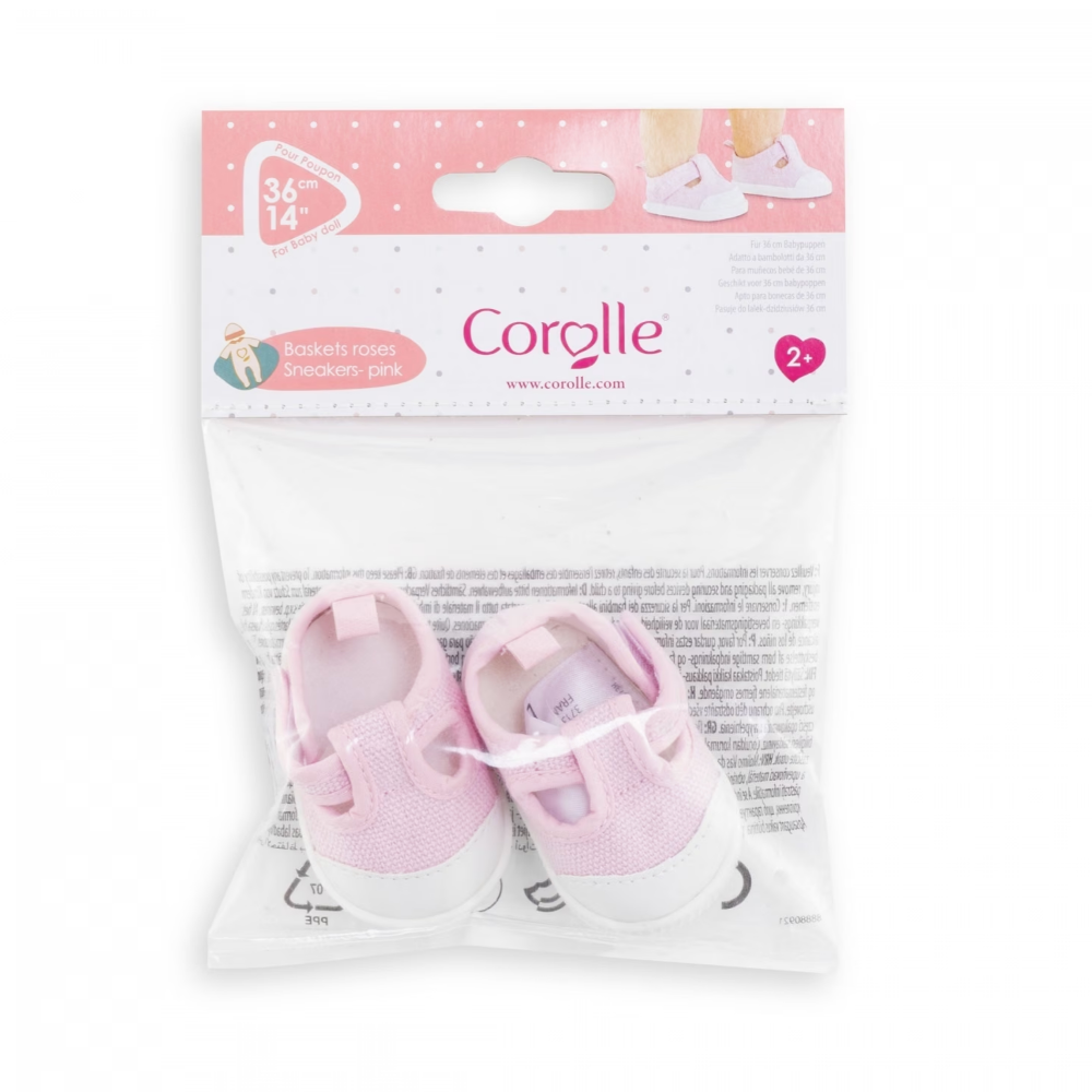 Corolle dukkesko, Mon Grand, sneakers rosa - 36 cm