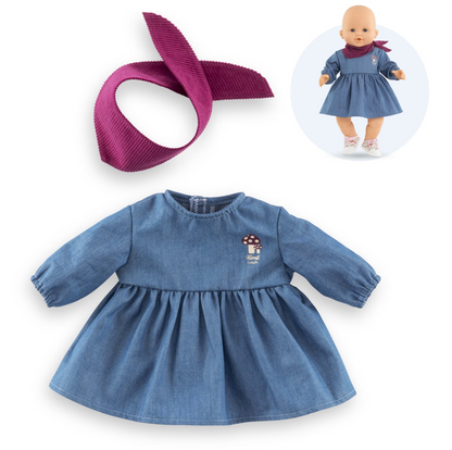 Cor.MGP 14" Long-Sleeved Dress + Scarf-LE