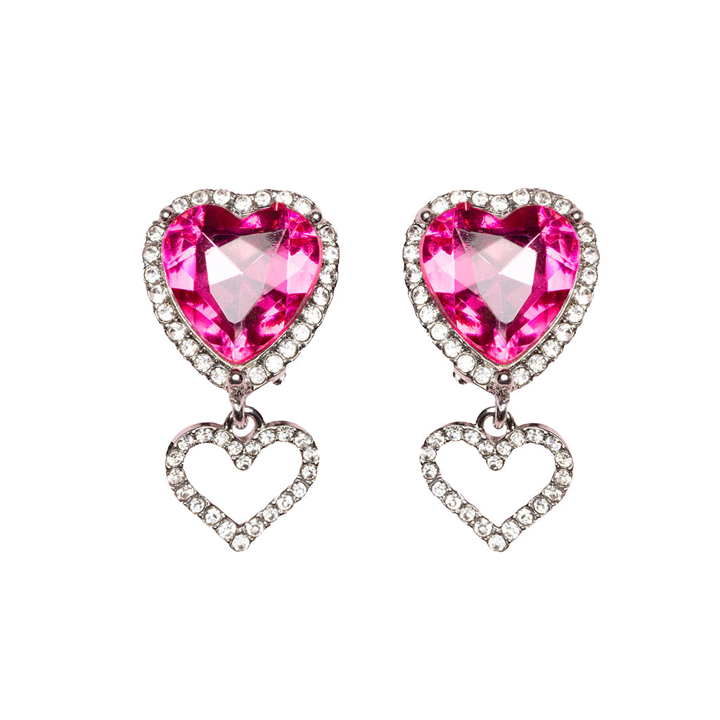 Great Pretenders, Heart Clip-On Earrings