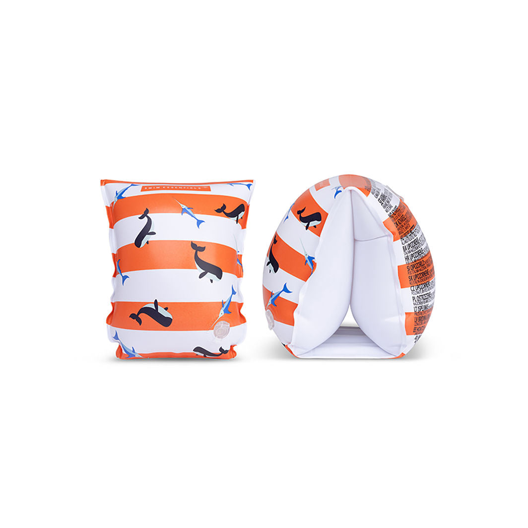 Swim Essentials, Arm Floats for Ages 2-6 - Ocean Stripes