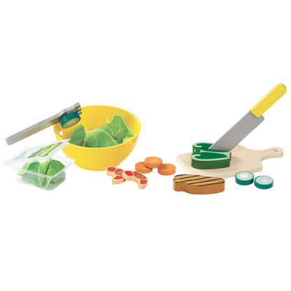Melissa &amp; Doug Wooden Play Food, Salad Set