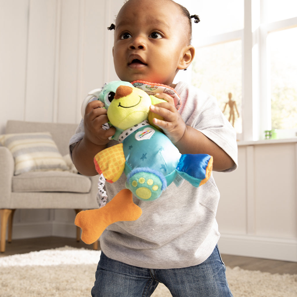 Lamaze Pupsqueak, Sound-Enabled Dog Toy
