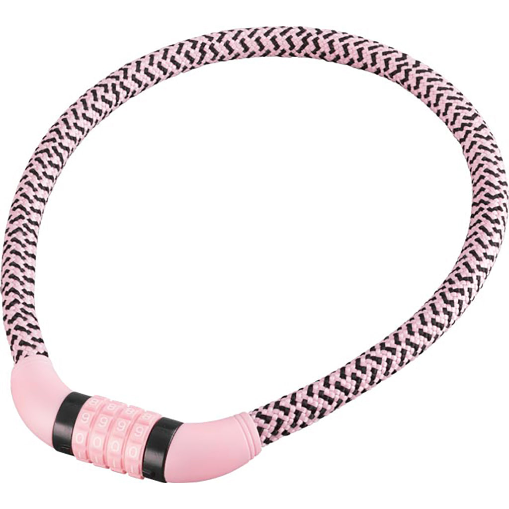Puky Bike Lock, Combination Cable Lock - Retro Pink