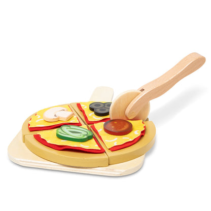 Melissa &amp; Doug Play Food, Build-Your-Own Pizza Set - 41 Pieces