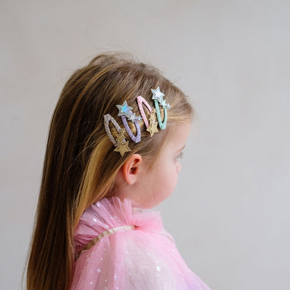 Mimi &amp; Lula 4 Hair Clips, Trailing Star My Little Unicorn