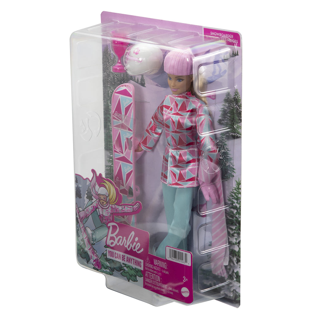 Barbie Doll as Snowboarder