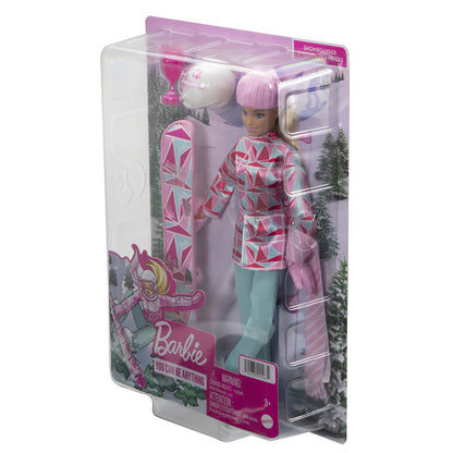 Barbie Doll as Snowboarder