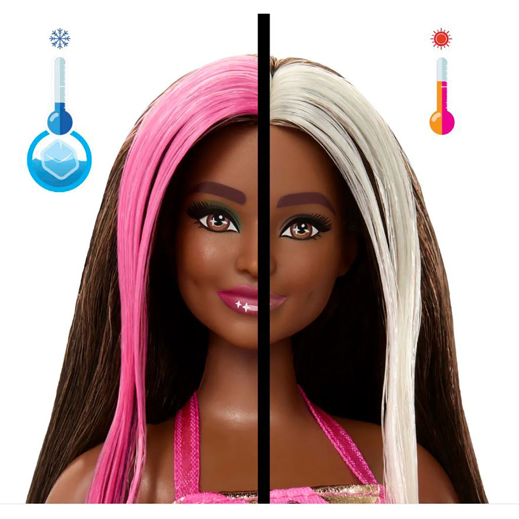 Barbie Party Unboxed Doll with Black Hair and 10 Surprises