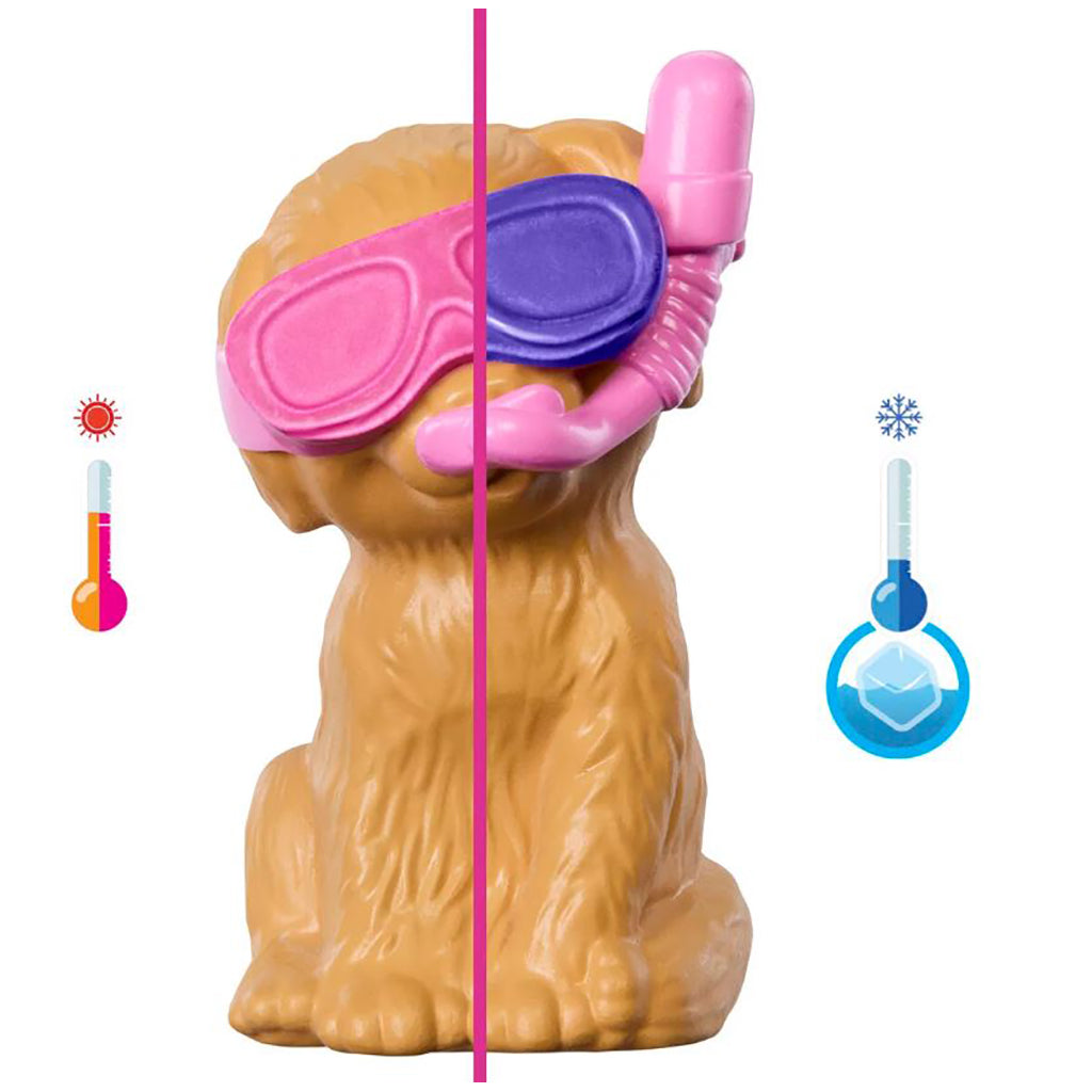 Barbie Puppy Pool Party Aloha Blonde Playset