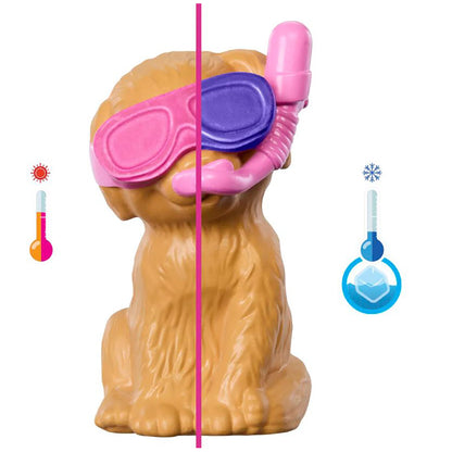 Barbie Puppy Pool Party Aloha Blonde Playset