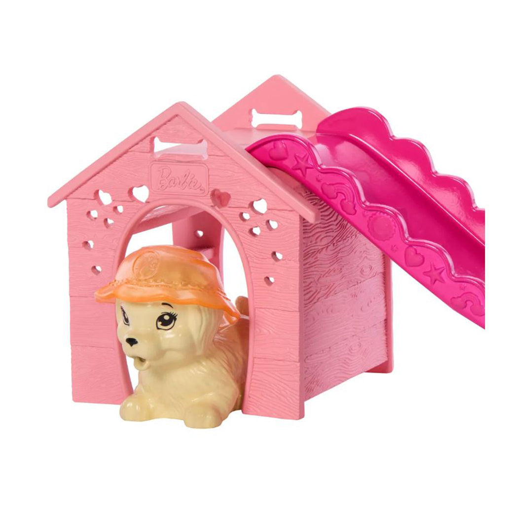 Barbie Puppy Pool Party Aloha Blonde Playset