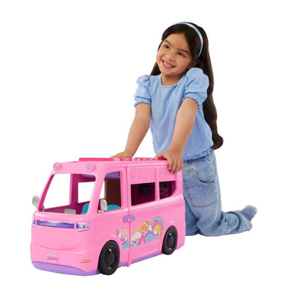 Barbie Dream Camper, Motorhome Set with 60 Accessories