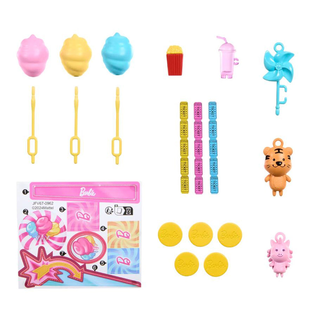 Barbie Mysteries, Candyfloss &amp; Play Set Including 10 Pieces