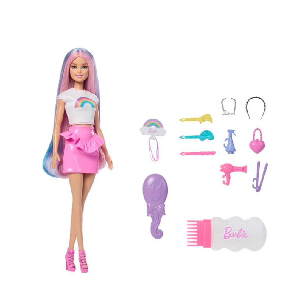 Barbie Rainbow Sparkle Hair Doll