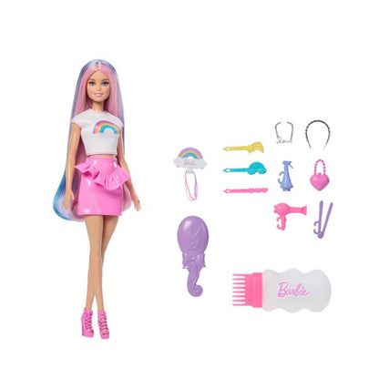 Barbie Rainbow Sparkle Hair Doll