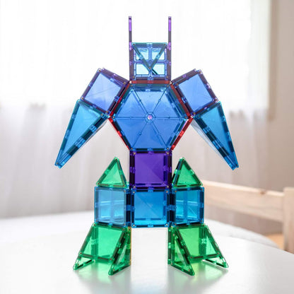 Connetix Mega Pack, Magnetic Building Set with 212 Pieces - Rainbow