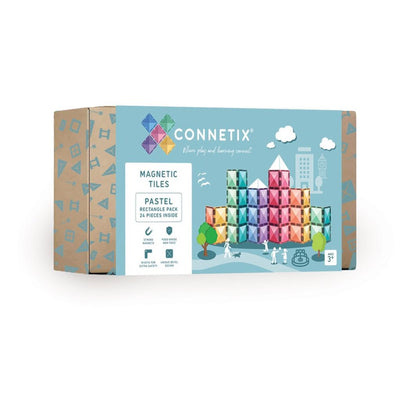 Connetix Ractangle Pack - magnetsæt 24 dele - pastel