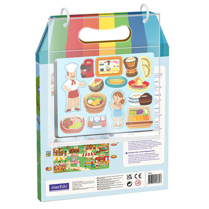 mierEdu Magnetic Playset, My Market