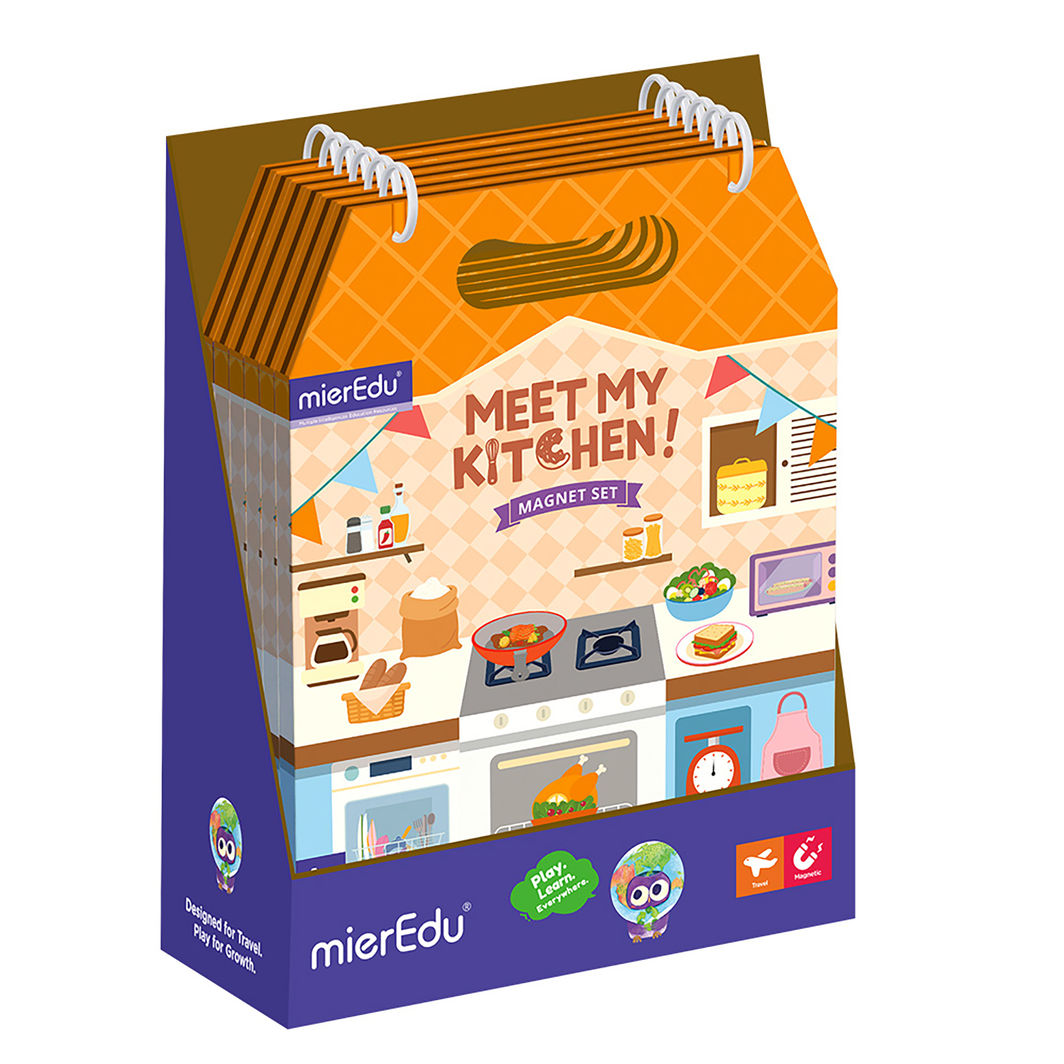 mierEdu Magnetic Playset, My Kitchen
