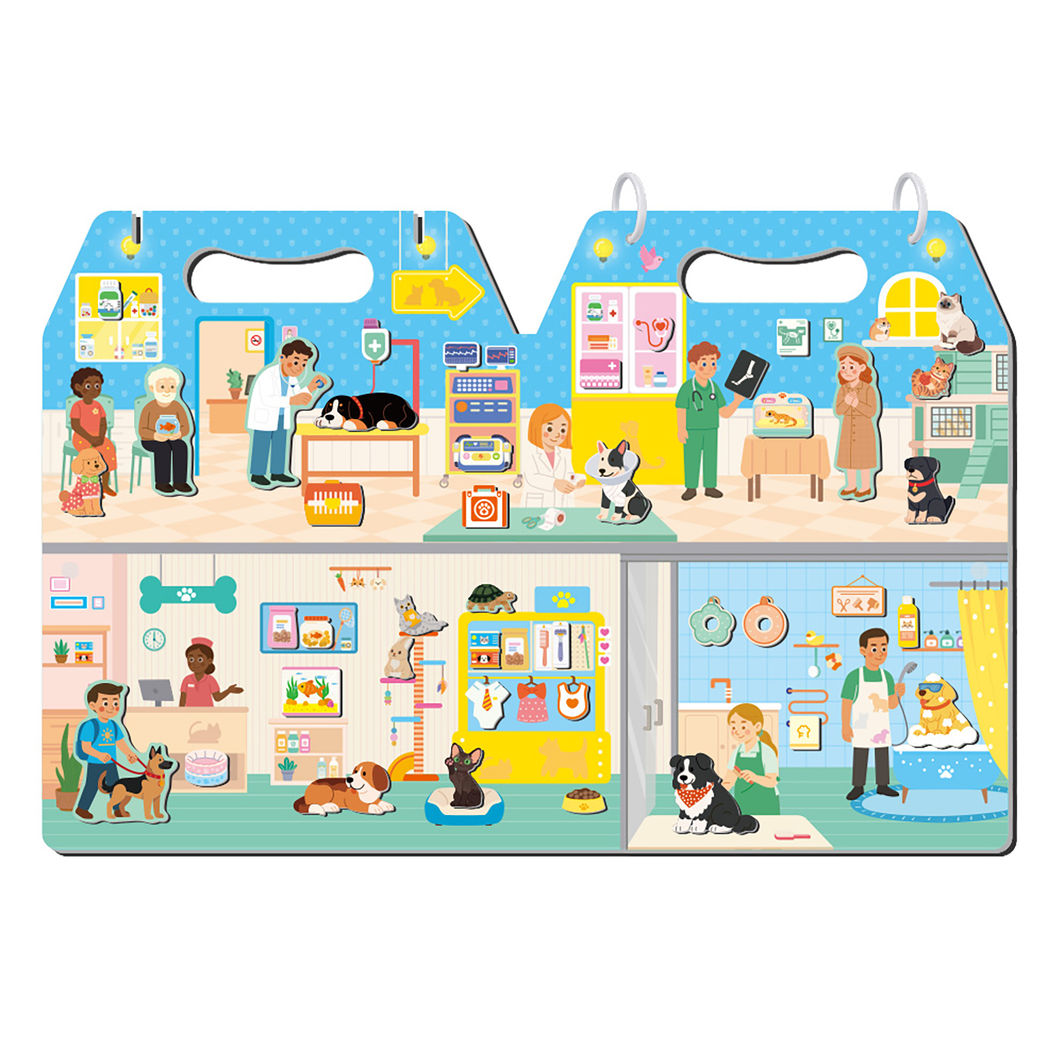 mierEdu Magnetic Playset, My Veterinarian