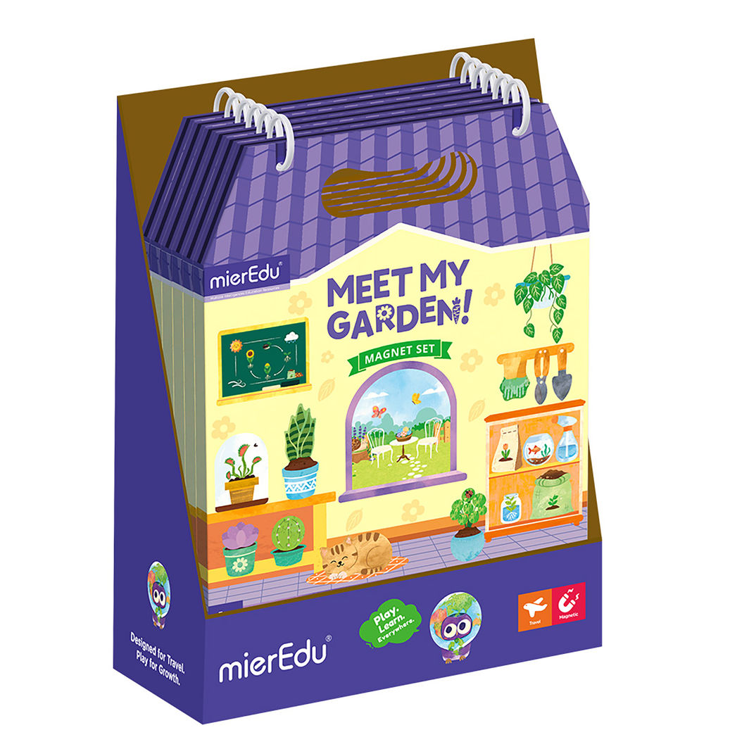 mierEdu Magnetic Playset, My Garden