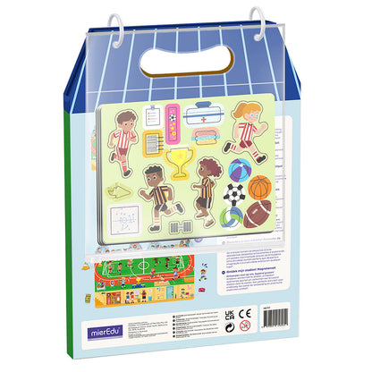 mierEdu Magnetic Play Set, My Stadium
