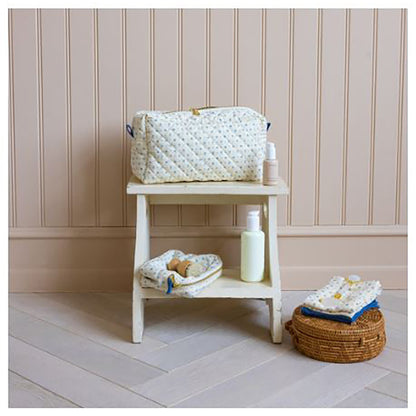 Cam Cam Quilted Toiletry Bag, Capri